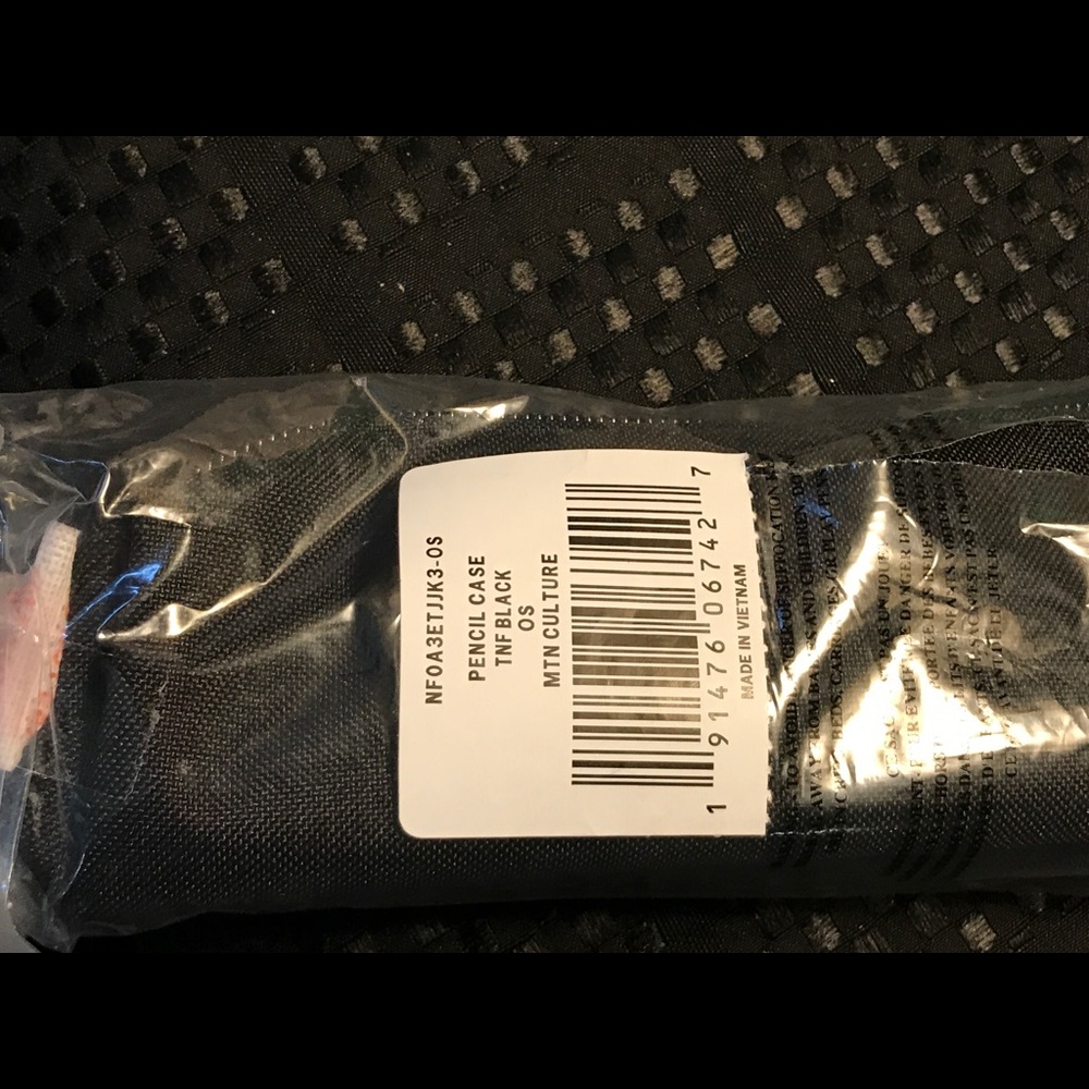Sale  northface pencil case zipper pulls and patch